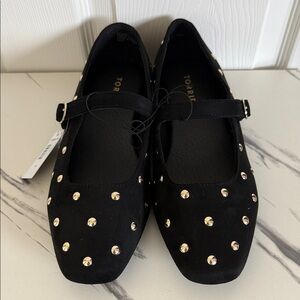 Torrid Black Studded Flats